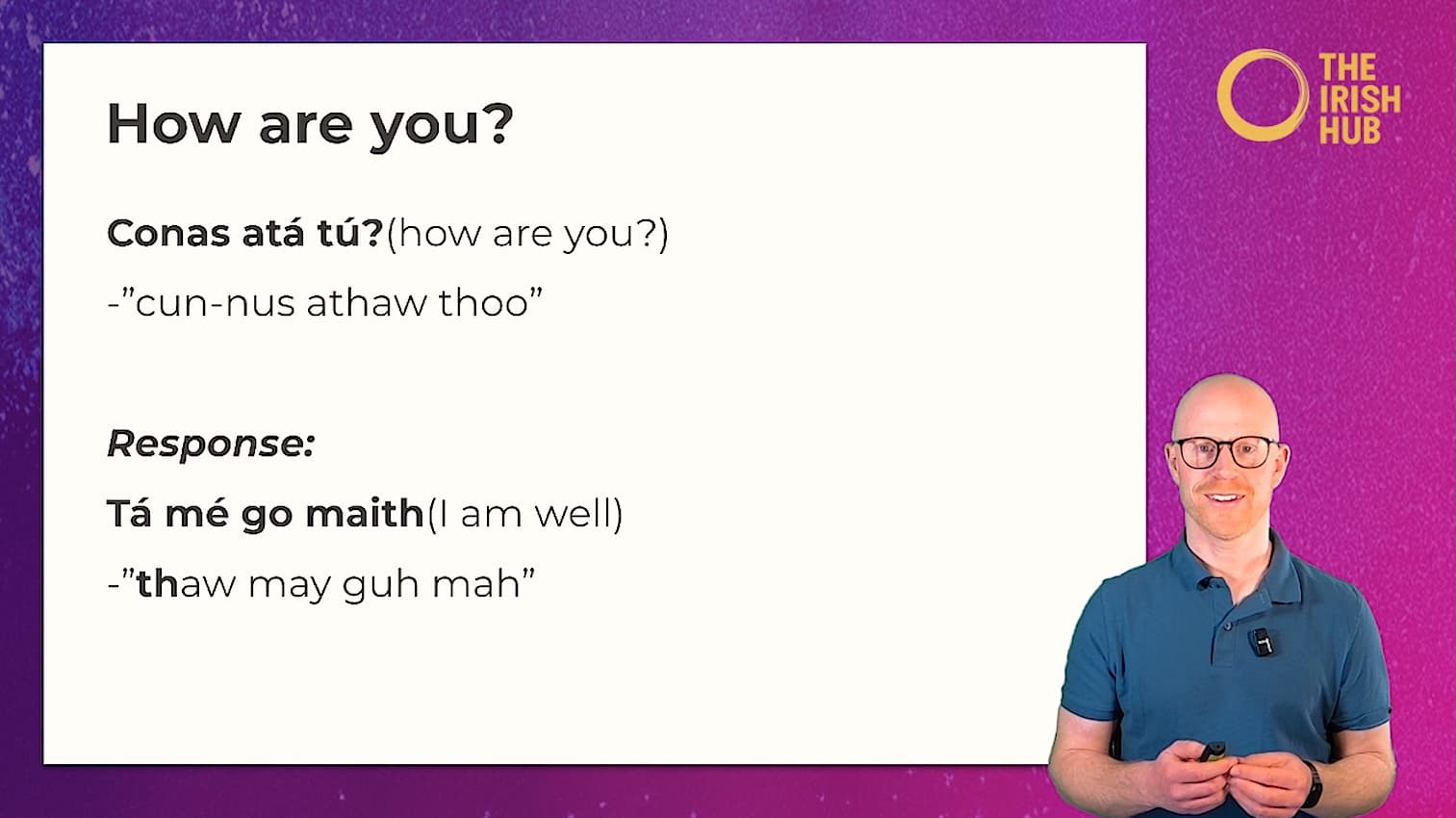 Adam teaching an Irish session